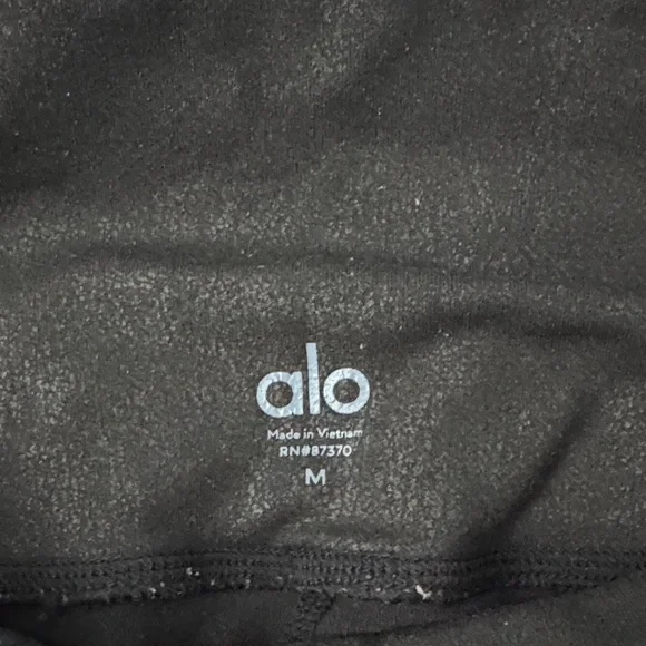 Alo Moto Black Leggings with mesh LOOK at SHOP to BUNDLE 2 moto leggings $45 - Picture 4 of 4